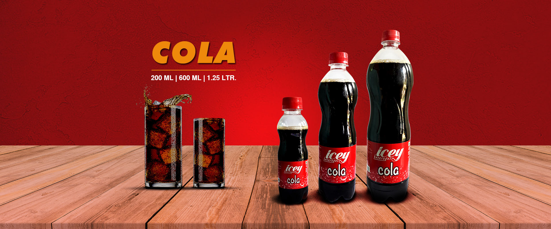 icey cola 600 ml - icey beverages